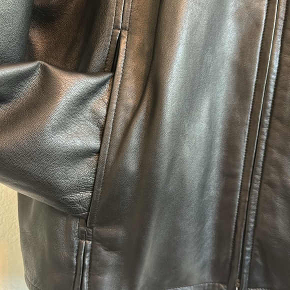 BRANDINI LEATHER MENS RACER JACKET - Picture 3 of 13